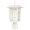 Nuvo Cove Neck Outdoor Small Post Lantern 1 Light White Finish 60/5954 - alternate 5